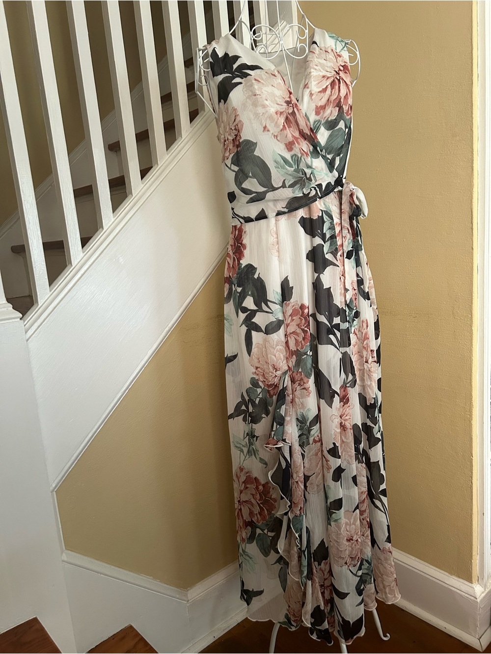 Enfocus Studio Floral Wrap Maxi Dress